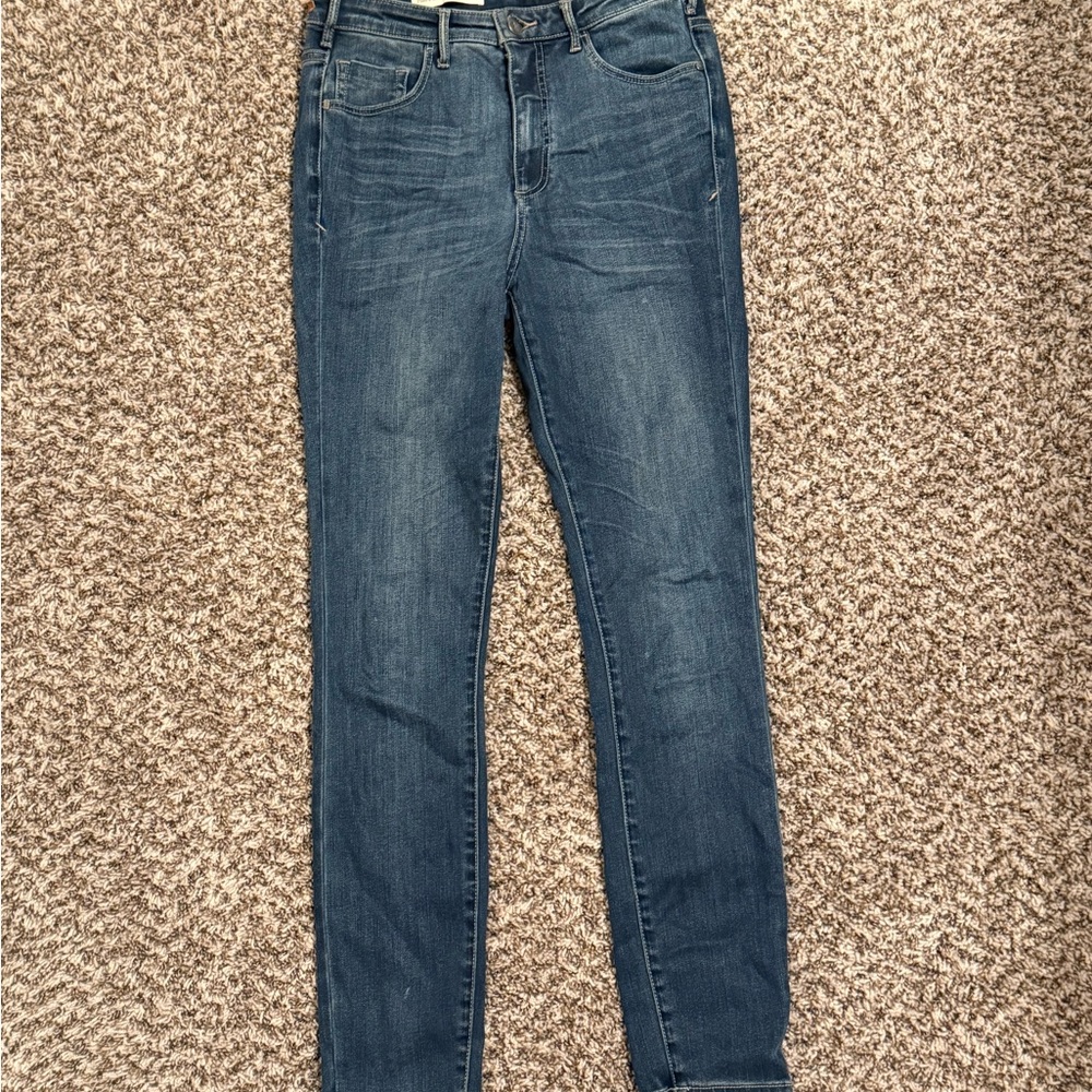 Pilcro Blue Skinny Jeans with Stretchy Fit